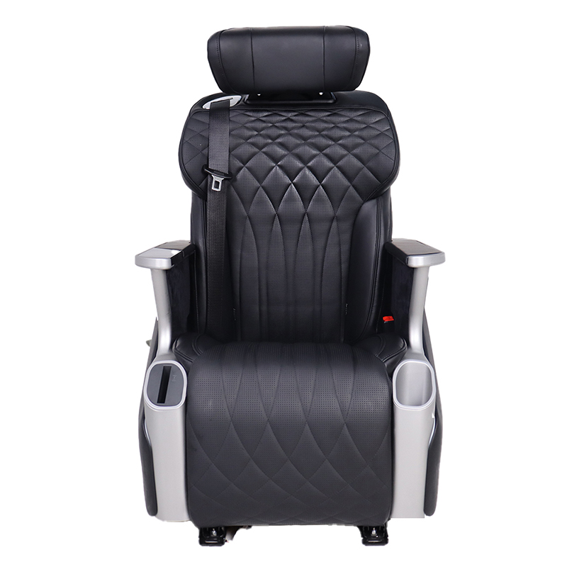 Luxury Black Leather Van Seat