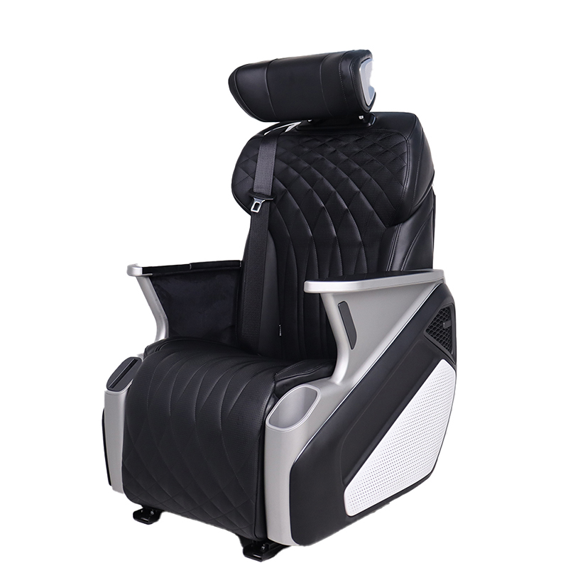 Luxury Black Leather Van Seat