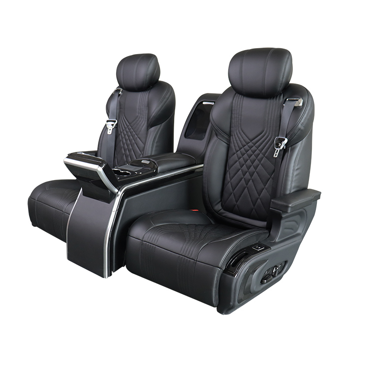 Black Leather SUV Seat Kit