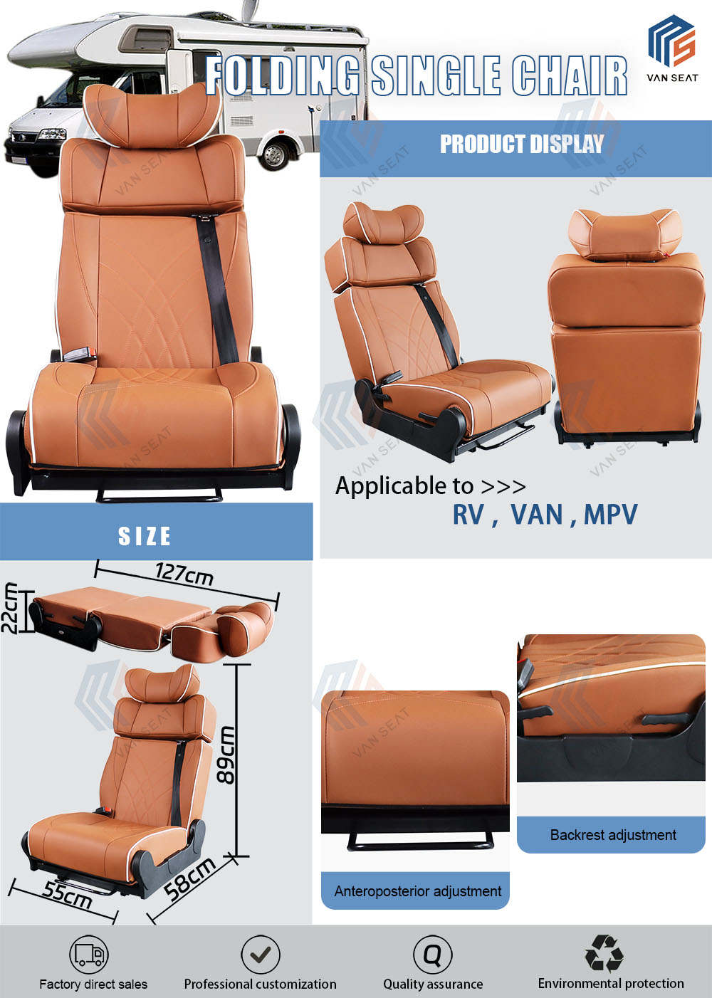  fold away rv seat supplier