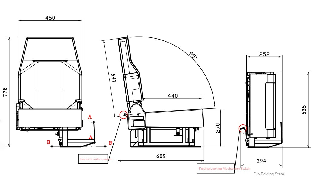 Folding Van Seats