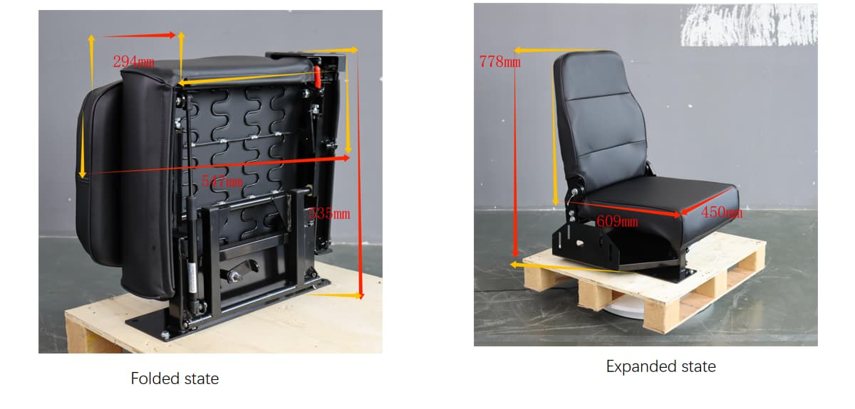 Foldaway Van Seat