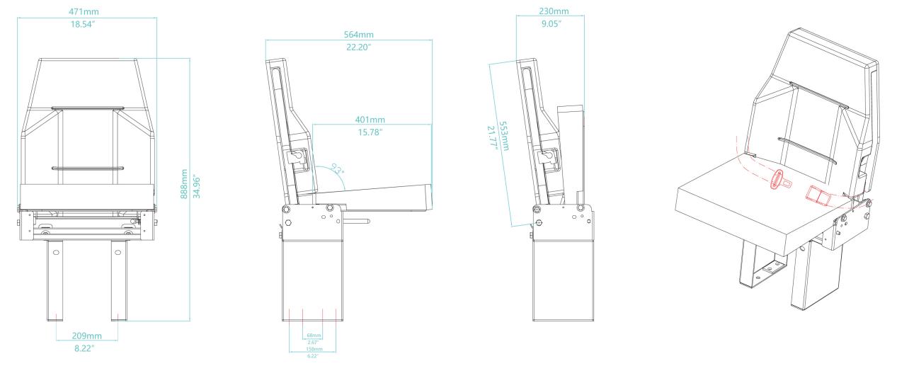 Folding Van Seat