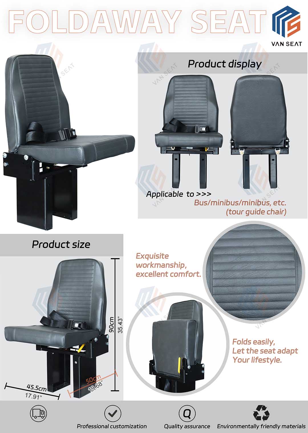 folding van seat from Xiamen Van Seat