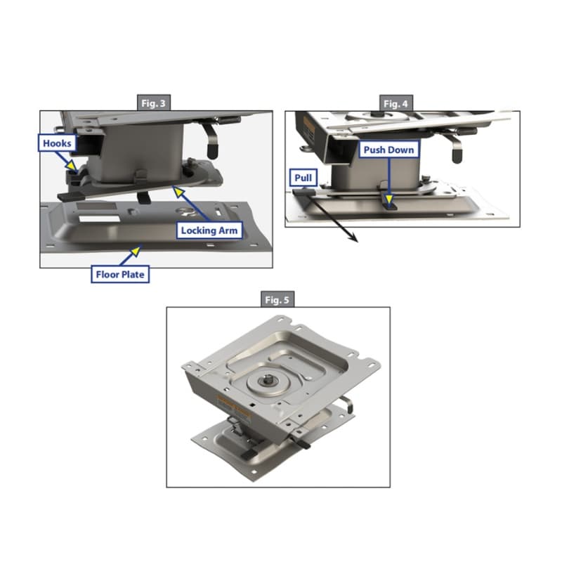 van seat base