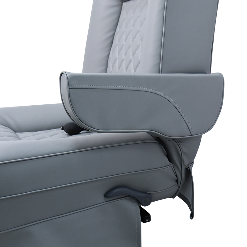 rv seat with armrest