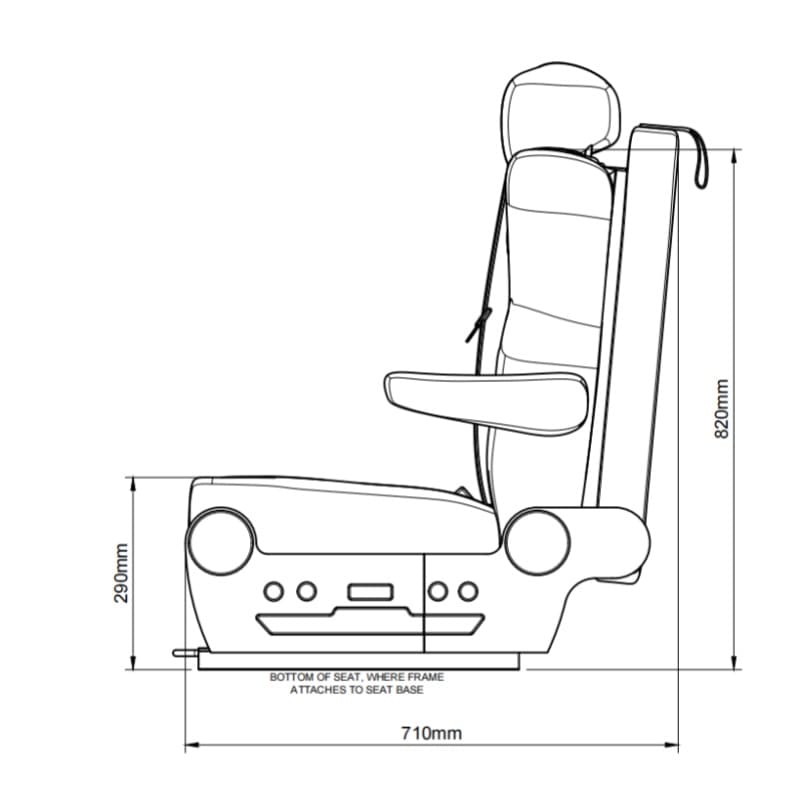 TRIFOLD DAY MODE OVERALL DIMENSIONS