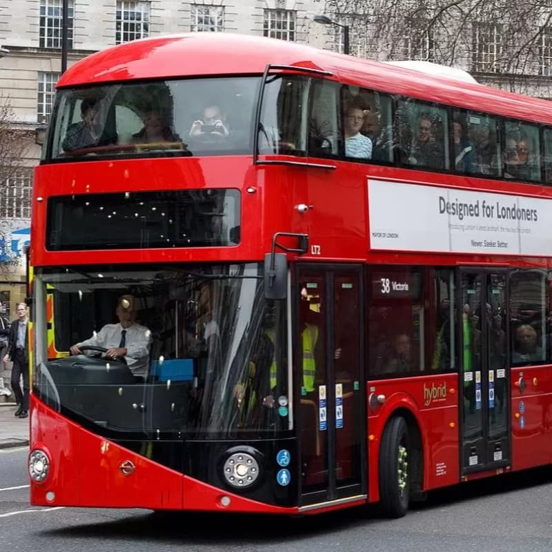 How many seats on a double decker bus