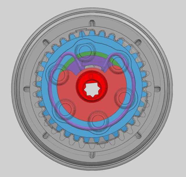 Continuous angle adjuster