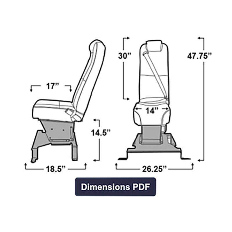 Sprinter Van Jump Seat Size