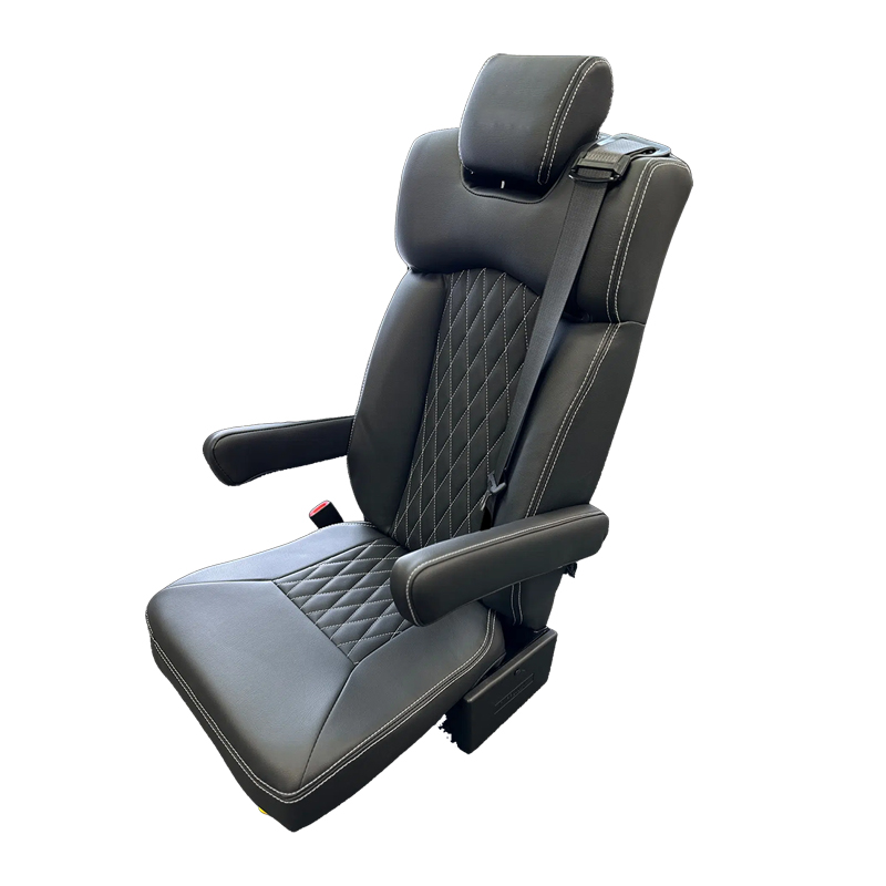 Black commercial van seats